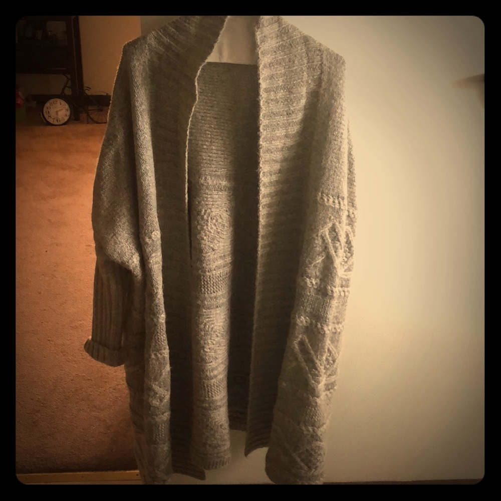 💓gray cardigan!